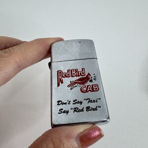 Circa 1950s Park Advertising Lighter For Red Bird Cab North Carolina